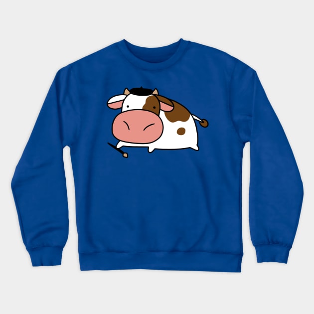 Artist Cow Crewneck Sweatshirt by saradaboru